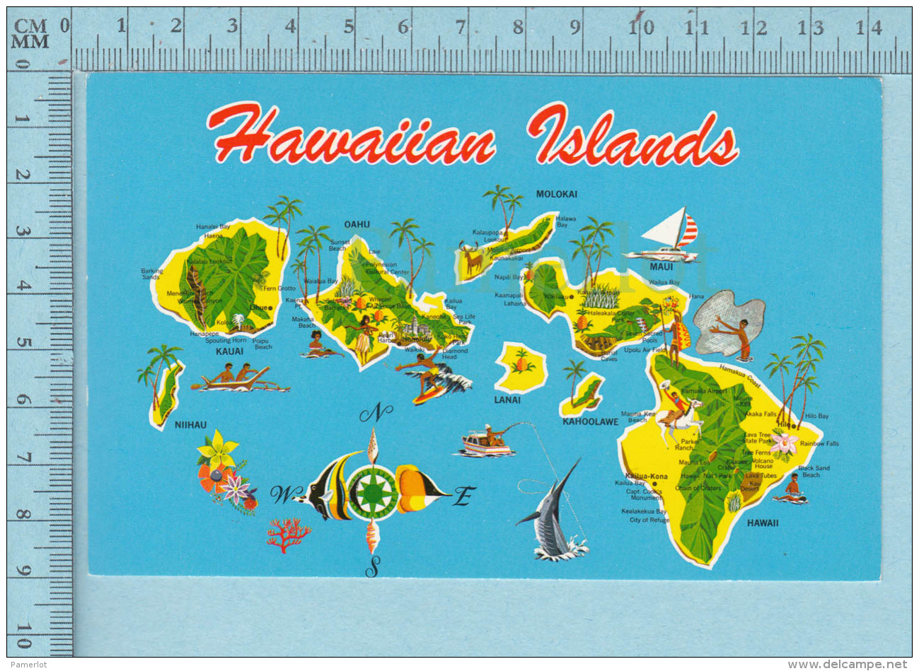 Maps, Cartes Géographiques - Hawaiian Island, 1983 - Cartes Géographiques