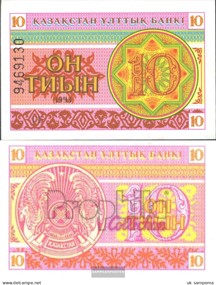 Kazakhstan Pick-number: 4b Uncirculated 1993 10 Tyin - Kazakhstan