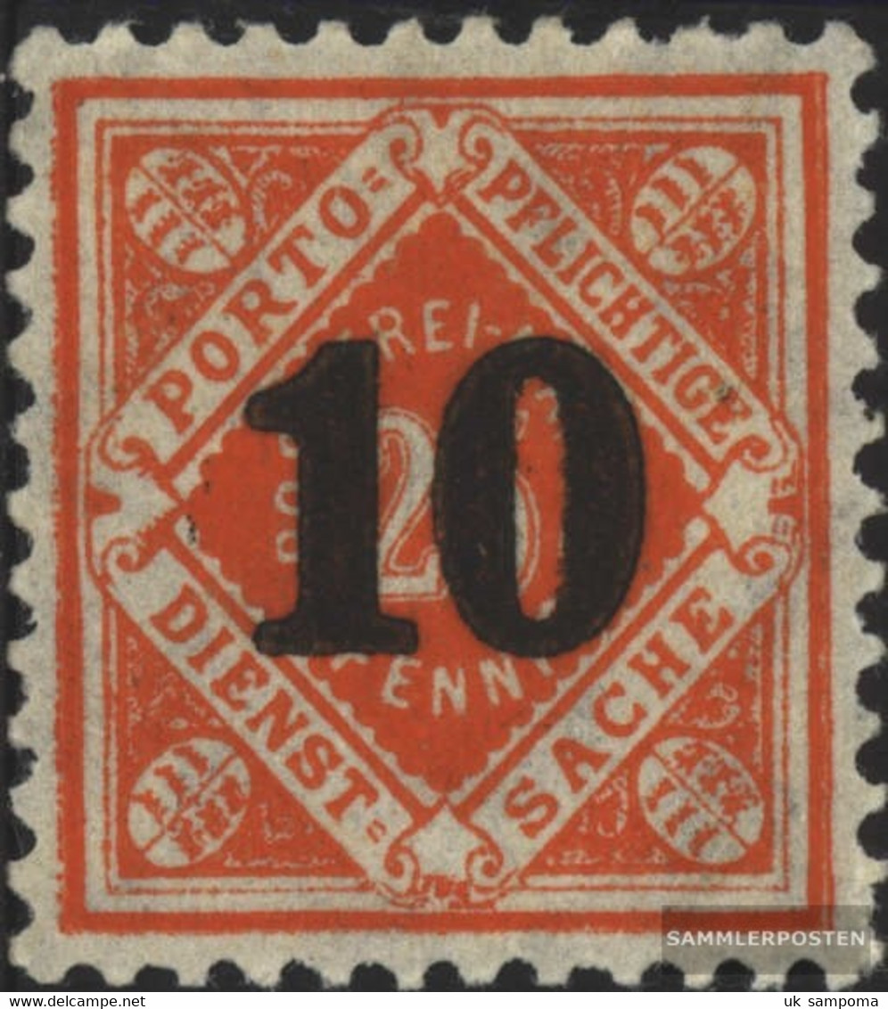 Württemberg D186 Unmounted Mint / Never Hinged 1923 Numbers In Diamond - Ungebraucht