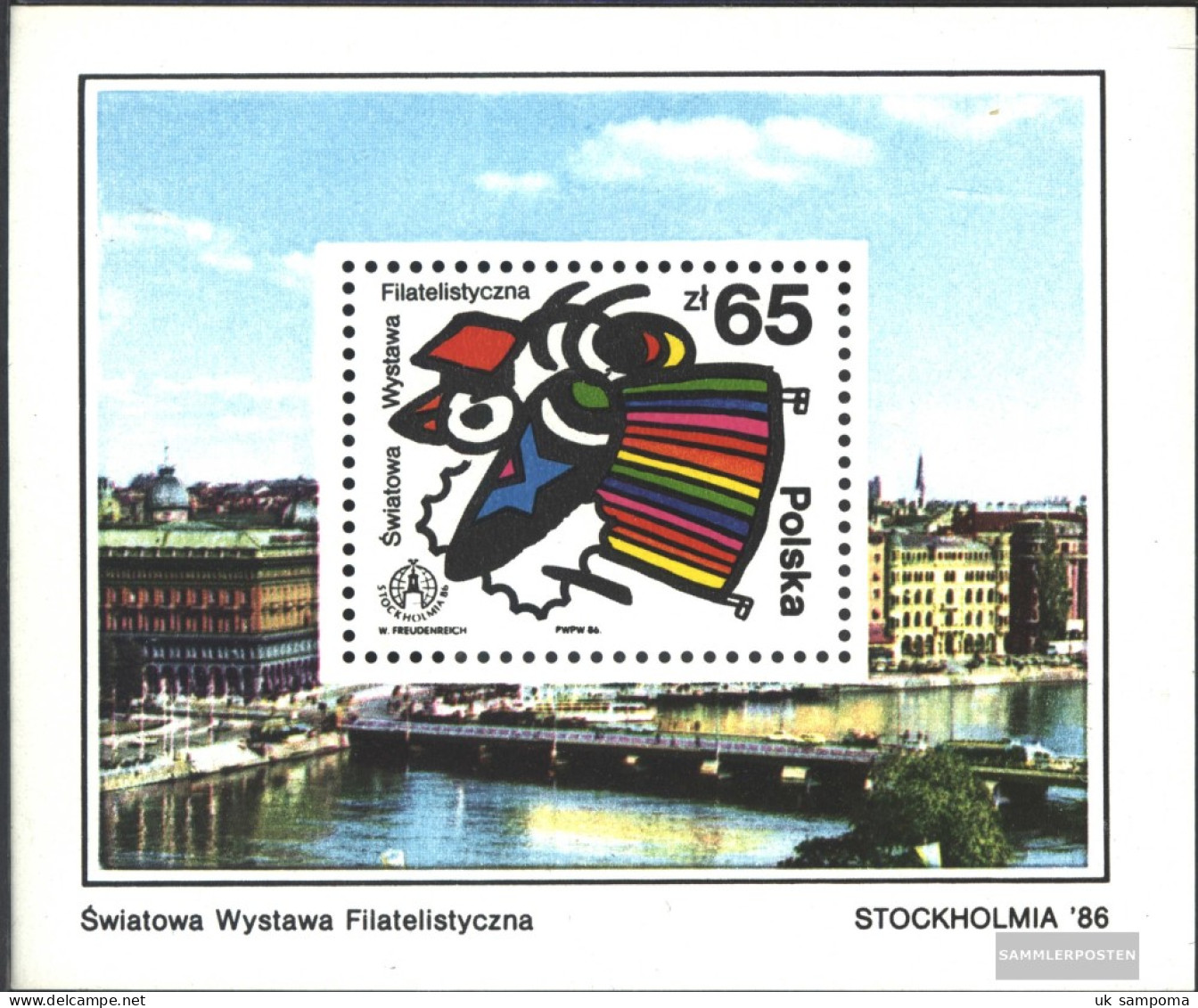 Poland Block100 (complete Issue) Unmounted Mint / Never Hinged 1986 STOCKHOLMIA 86, Stockholm - Blocks & Sheetlets & Panes