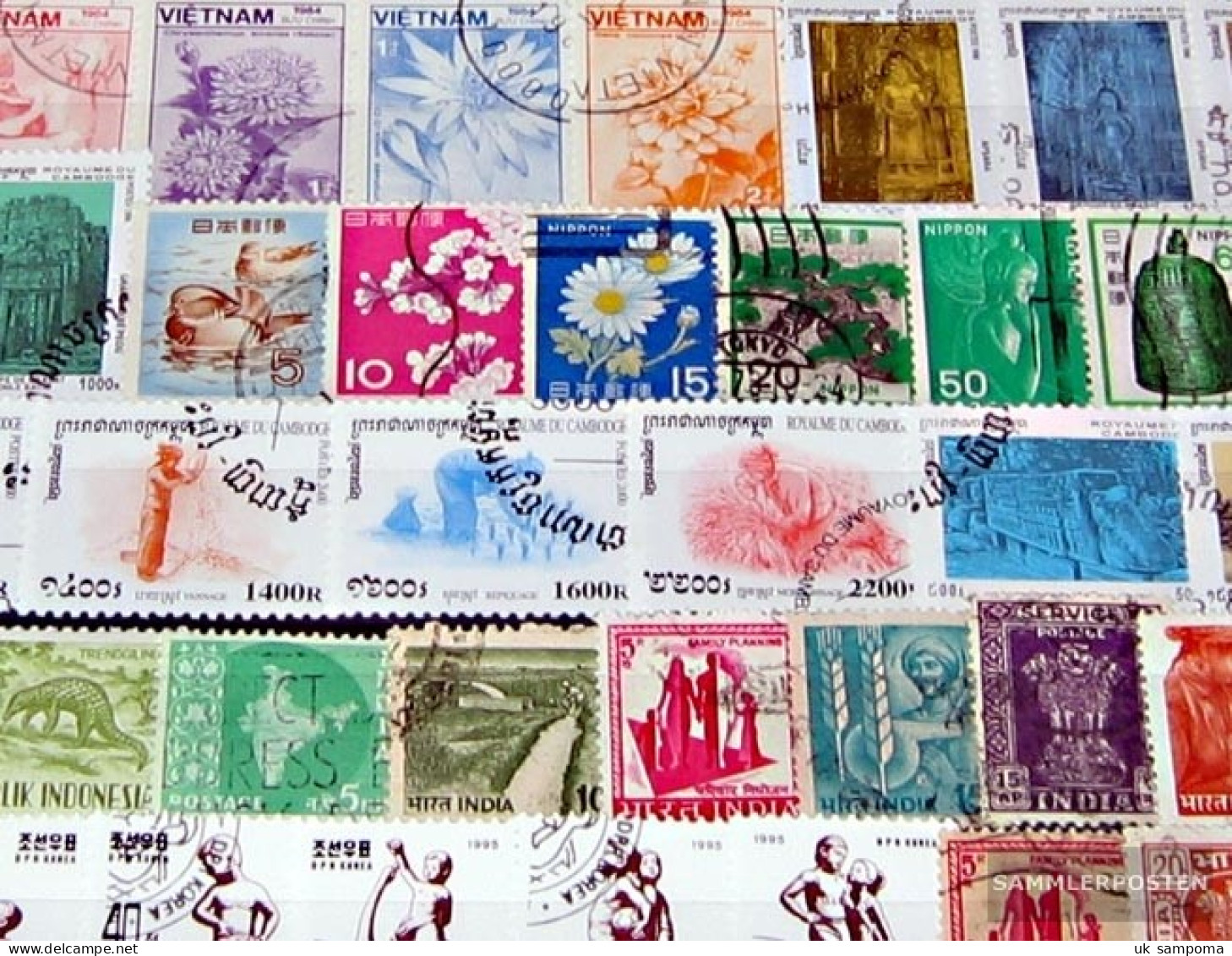 Asia 300 Different Stamps - Asia (Other)