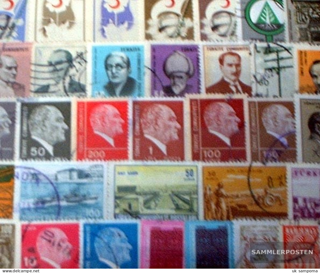 Turkey 100 Different Stamps - Collections, Lots & Series