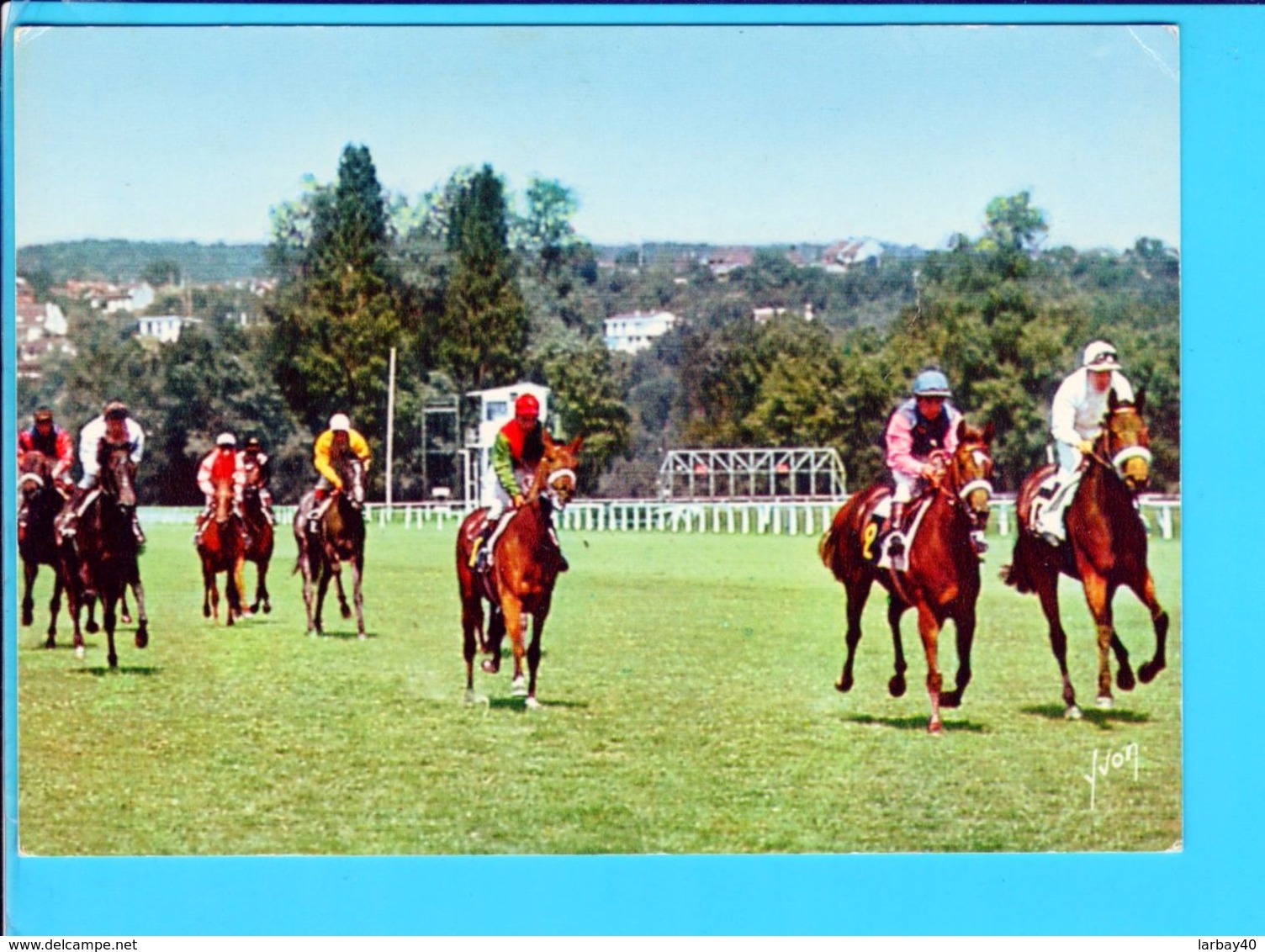 Cp  Carte  Postale  - Chevaux Sur Les Champs De Courses 18 - Cavalli