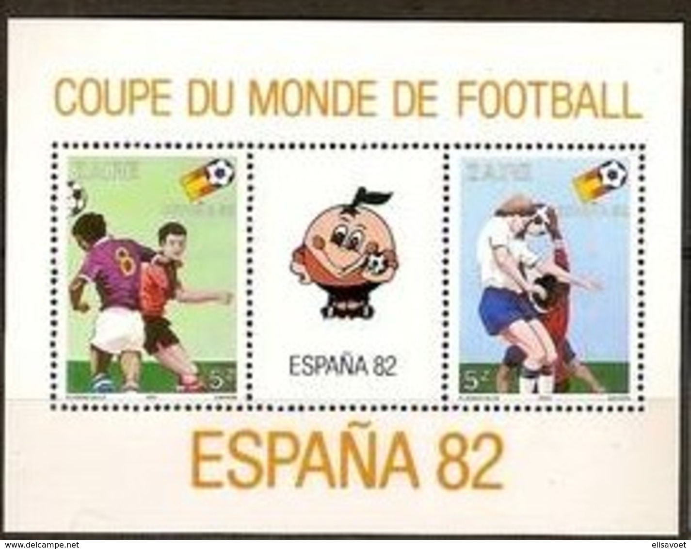 Zaire 1981 Ocbn°  Bloc 48  *** MNH Cote 6,00 Euro Sport Football Soccer - Neufs