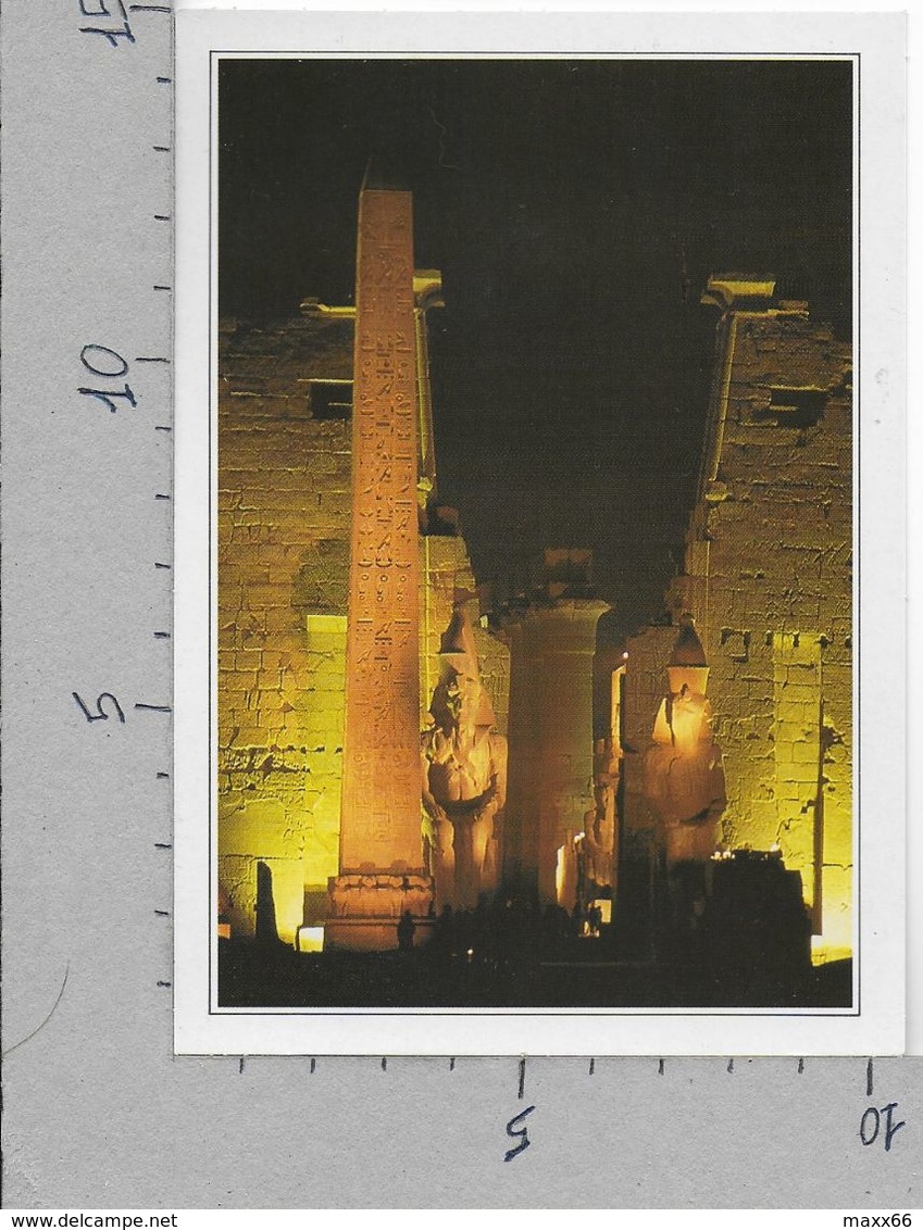 CARTOLINA NV DE AGOSTINI - EGITTO - Il Tempio Di Luxor - Vedute Dal Mondo - 10 X 15 - Luxor