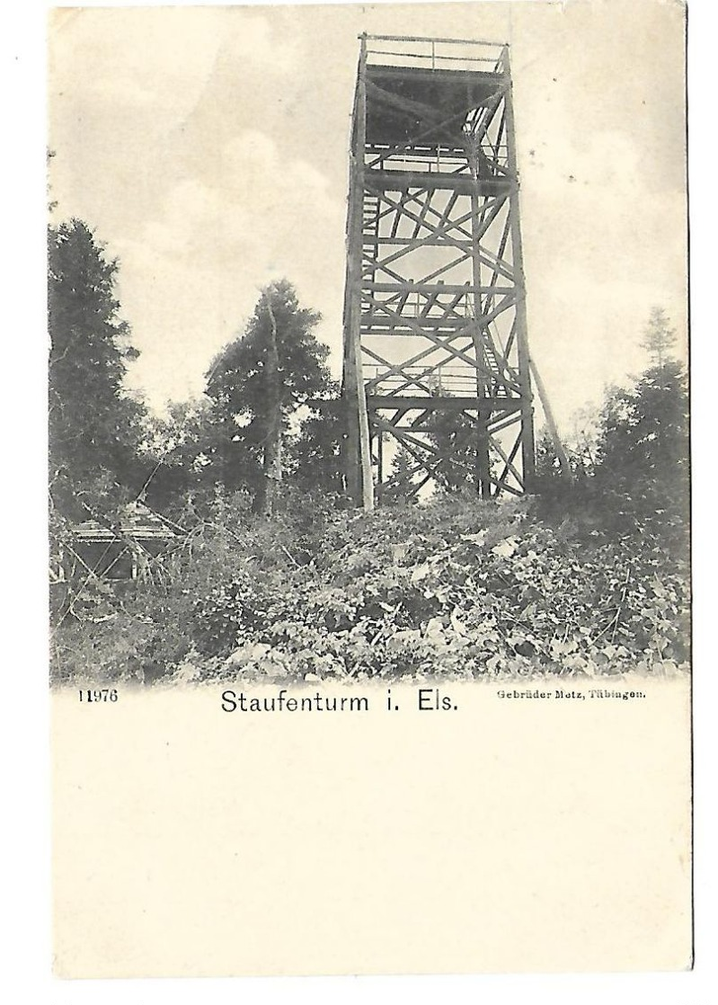 WASSERBOURG  WINTZENHEIM  STAUFFENTURM  1908 - Munster