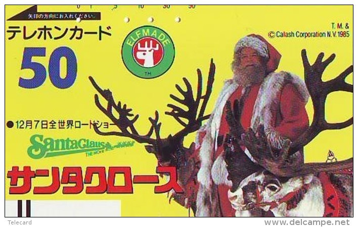 Télécarte Japon NOËL (1987) FRONT BAR 110-2661 * MERRY CHRISTMAS * Phonecard TK WEIHNACHTEN JAPAN KERST NAVIDAD * NATALE - Noel