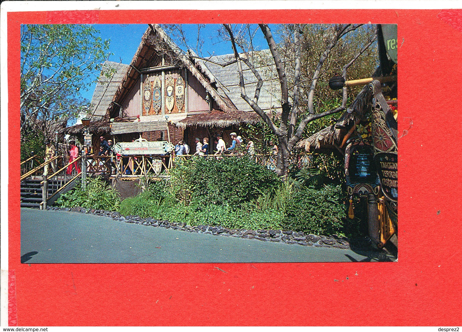 DISNEYLAND DISNEY Post Card Descriptif Au Verso - Disneyland