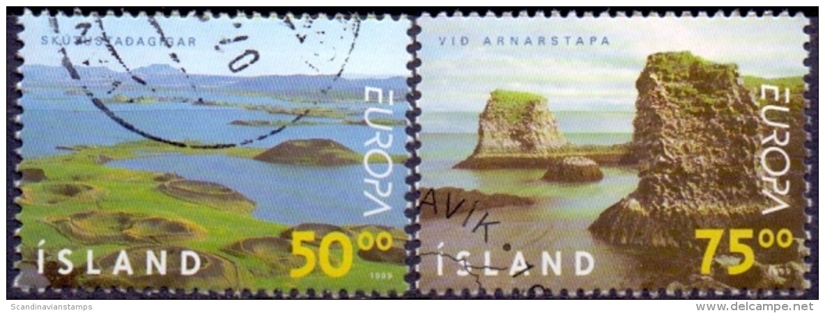 IJsland 1999 Europazegels GB-USED. - Oblitérés