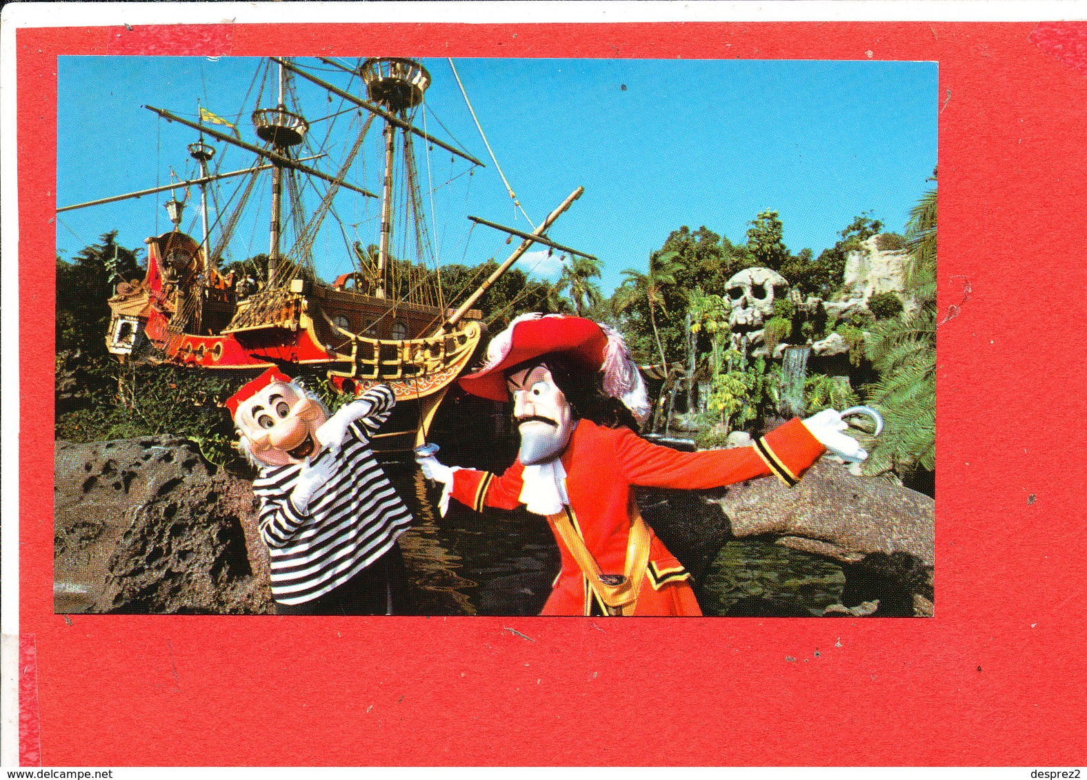 DISNEYLAND DISNEY Post Card Descriptif Au Verso - Disneyland