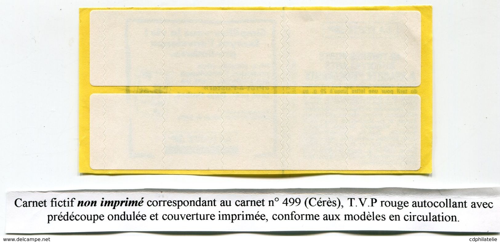 FRANCE CARNET TF 3Aa (numérotation Yvert Et Tellier) - Cours D'Instruction