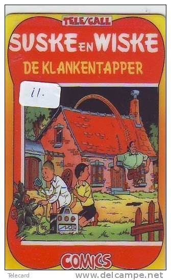 Télécarte SUSKE EN WISKE (11) PHONECARD - De Klankentapper - BD