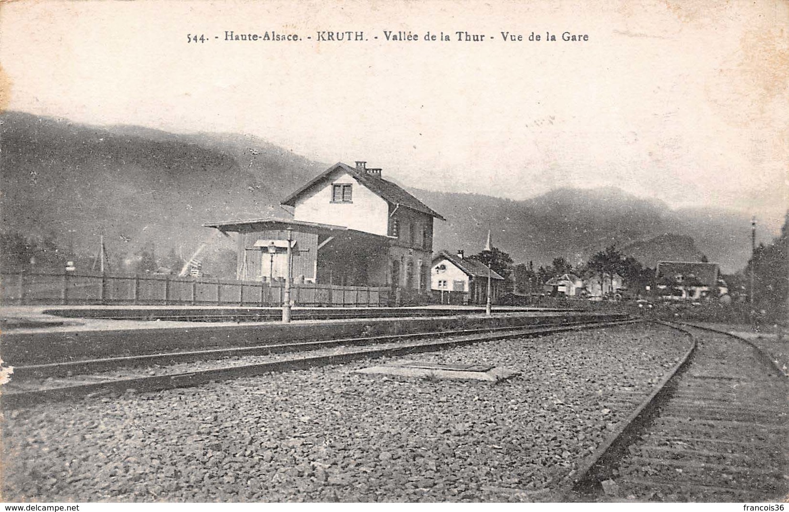 Kruth (68) - Vallée De La Thur - Vue De La Gare - Autres & Non Classés