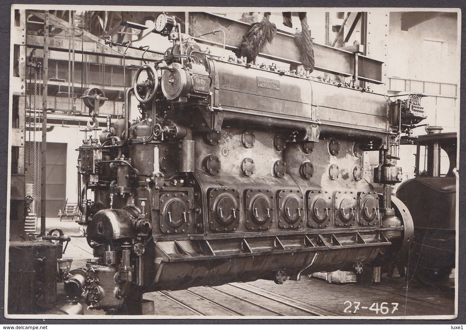 RAILWAY , SKODOVY ZAVODY V PLZNI  ,  OLD  POSTCARD - Kunstbauten