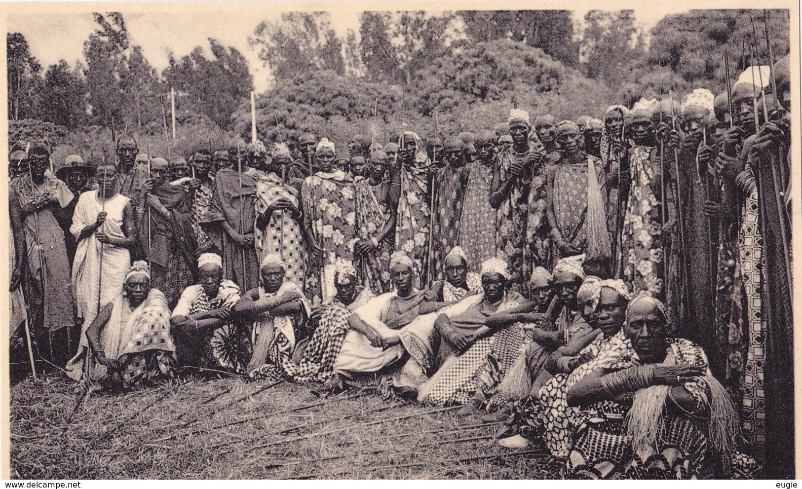 2033/ Urundi, Reunion De Chefs En Urundi, Congo - Belgisch-Congo