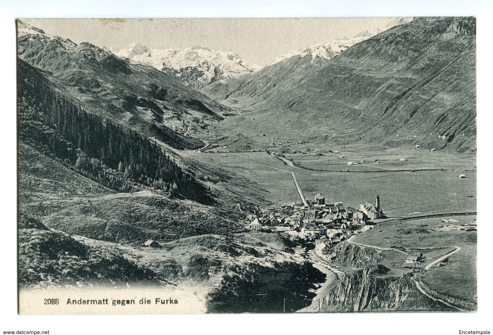 CPA - Carte Postale -SUISSE - URI- Andermatt - Col De La Furka (col De La Fourche ) (CPV 261) - Andermatt