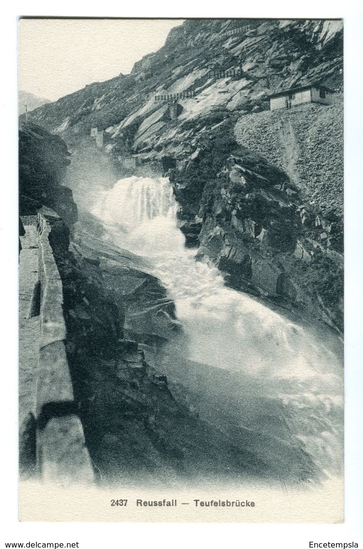 CPA - Carte Postale -SUISSE - URI- Andermatt - Reussfall Bei Der Teufelsbrücke   (CPV 262) - Andermatt