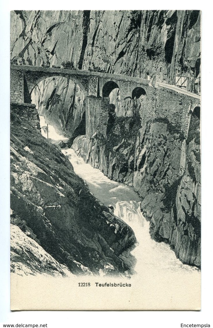 CPA - Carte Postale -SUISSE - URI- Andermatt - Teufelsbrücke   (CPV 263) - Andermatt