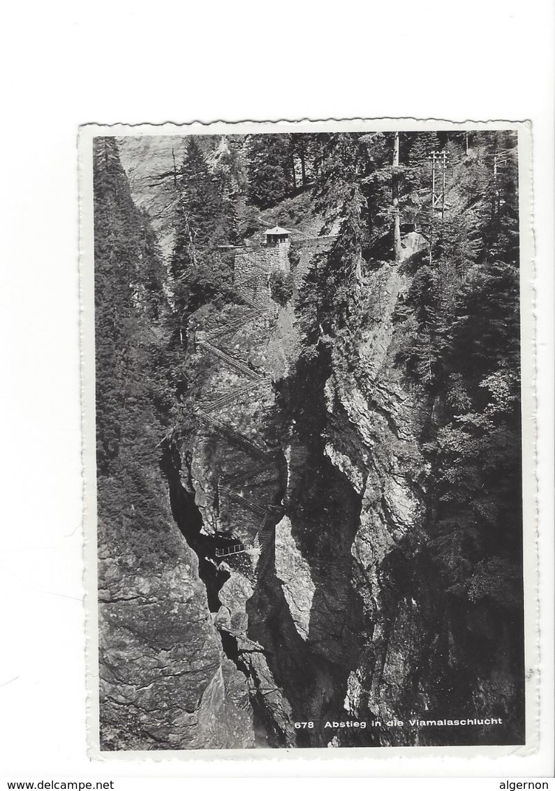 19267 - Absteig In Die Viamalaschlucht  (format 10X15) - Autres & Non Classés