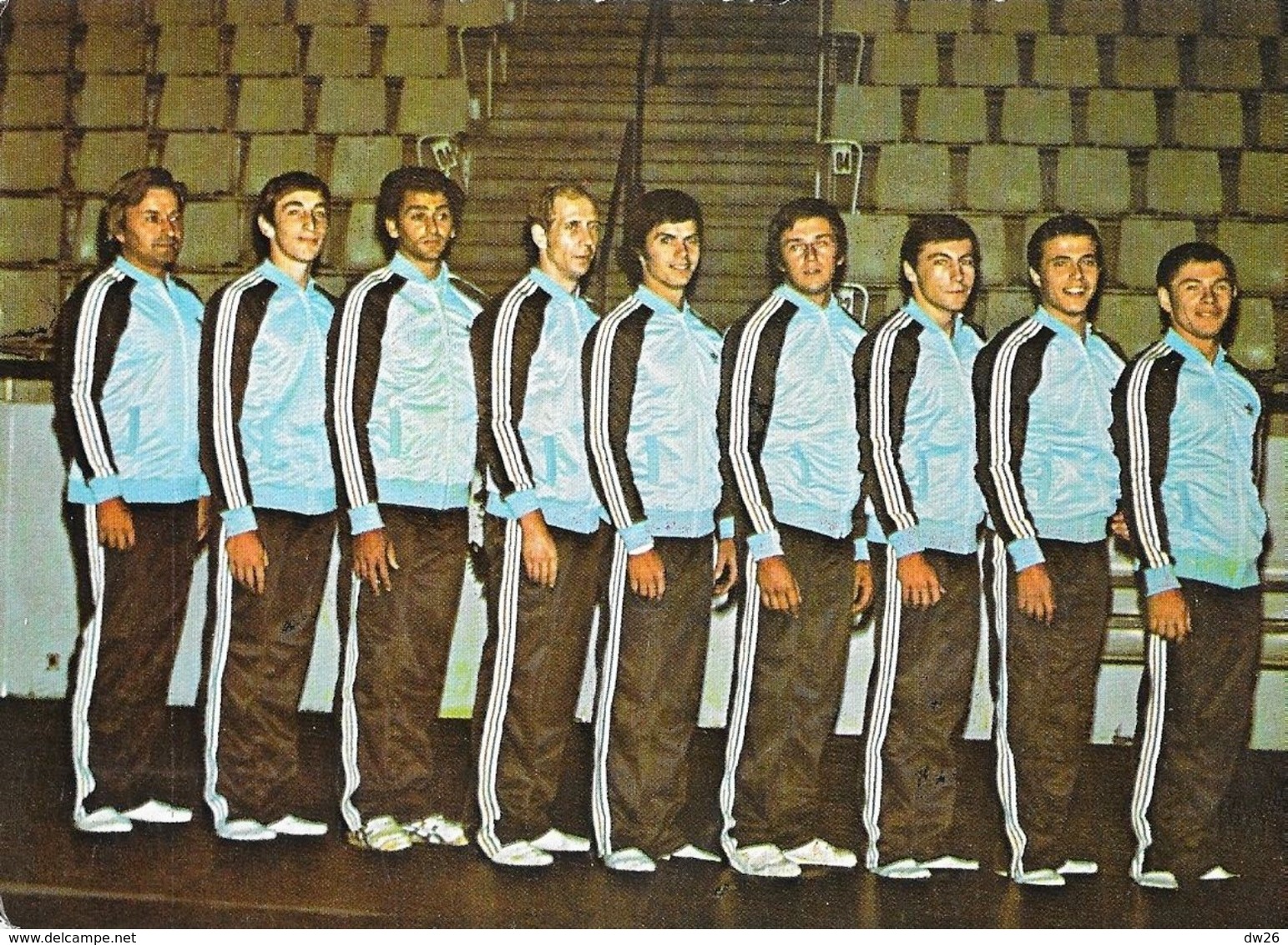 Equipe De France De Gymnastique Masculine Vers 1976 Avec Henri Boério - Carte Non Circulée - Gymnastik