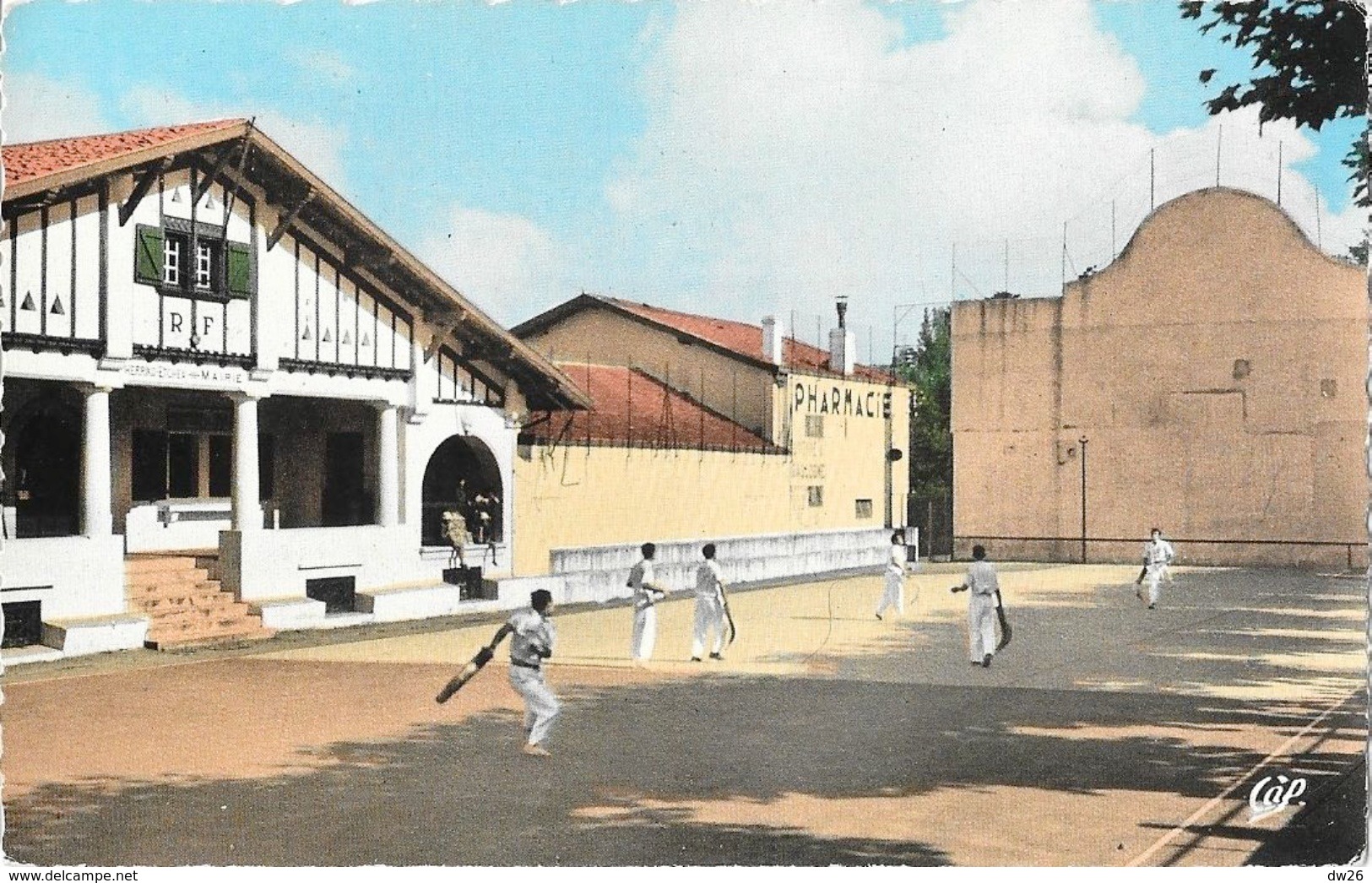 Pelote Basque (grande Chistera) - Guéthary, Le Fronton, Mairie - Carte CAP N° 706 - Autres & Non Classés