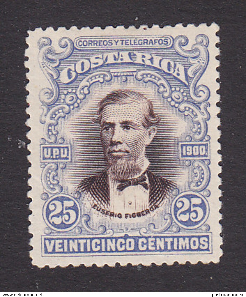 Costa Rica, Scott #57, Mint No Gum, Eusebio Figueroa Oreamuno, Issued 1903 - Costa Rica