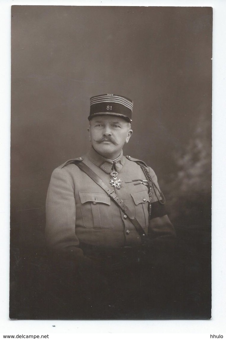 DA819 Carte Postale Photo Vintage RPPC Militaire Capitaine Alexandre Bord 1922 - War, Military