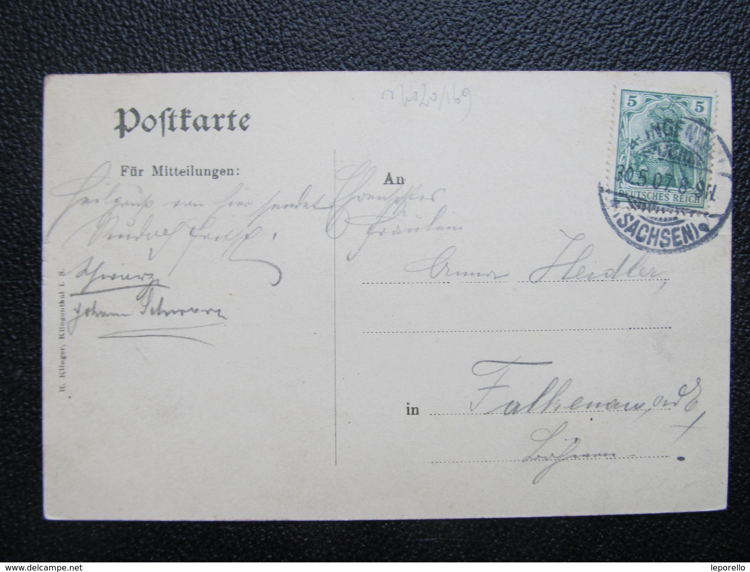 AK KLINGENTHAL I.Sa. 1907  ////  D*29925 - Klingenthal