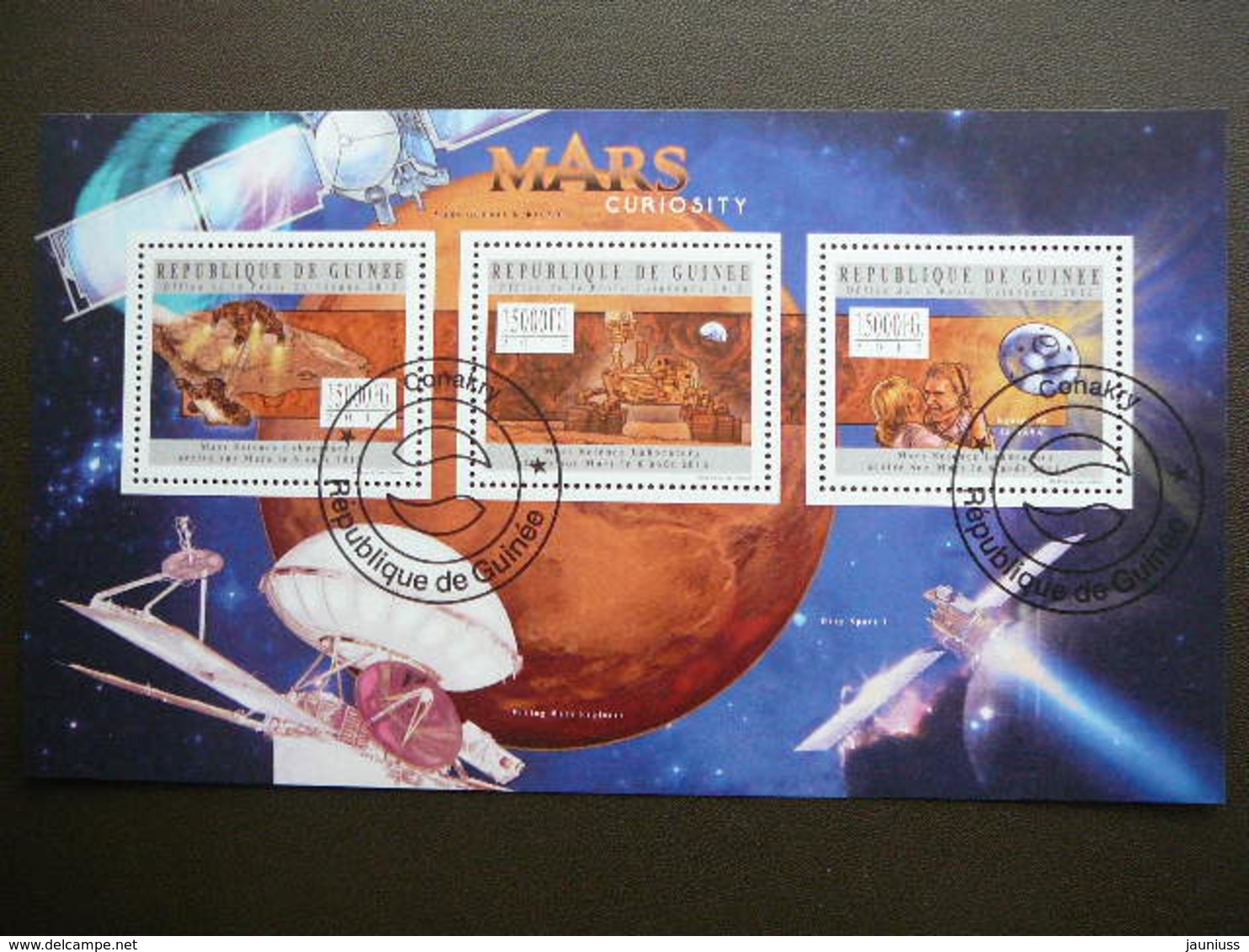 Mars Space. Raumfahrt. Espace # Guinea 2012 Used S/s #13 - Other & Unclassified