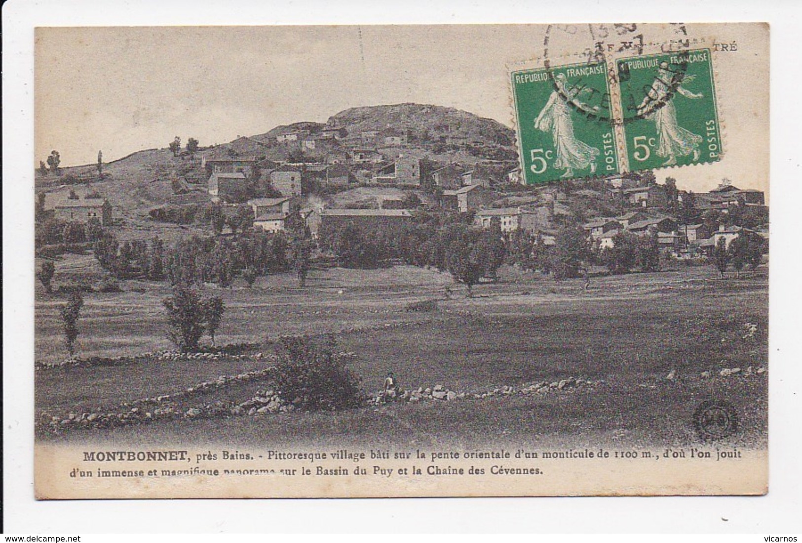 CPA 43 MONTBONNET Pittoresque Village - Autres & Non Classés