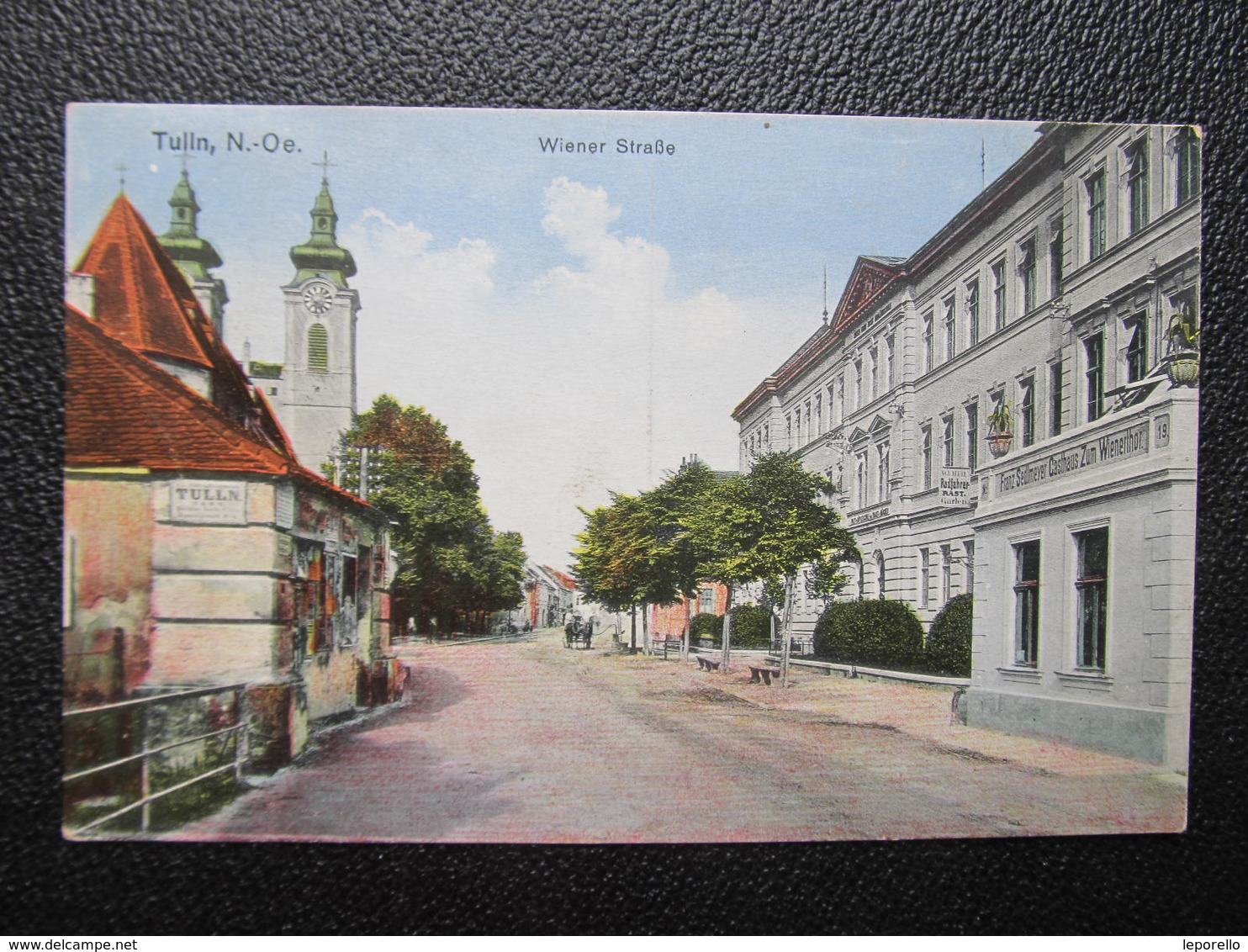 AK TULLN Wiener Strasse Gasthaus Zum Wienertor  1915 ////  D*29951 - Tulln