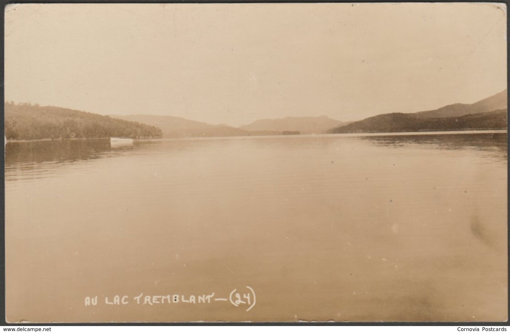 Au Lac Tremblant, Quebec, Canada, C.1930 - AZO RPPC - Other & Unclassified