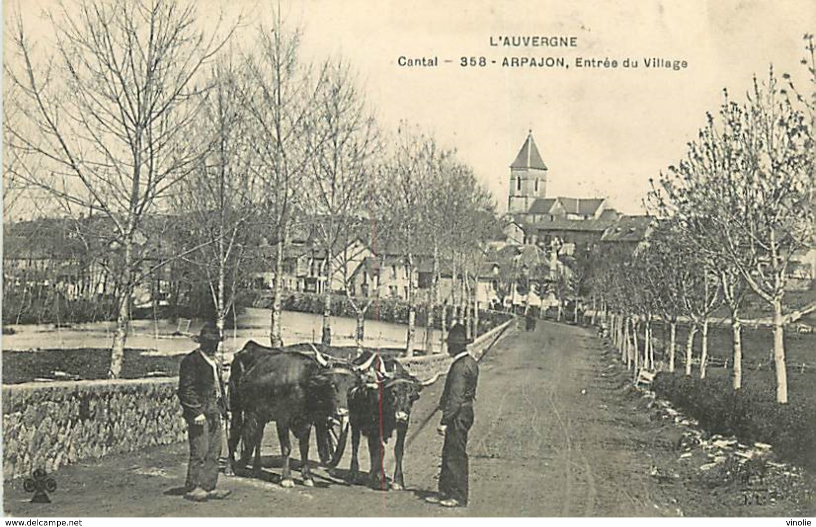 C-18-649 : ARPAJON. ENTREE DU VILLAGE - Arpajon Sur Cere