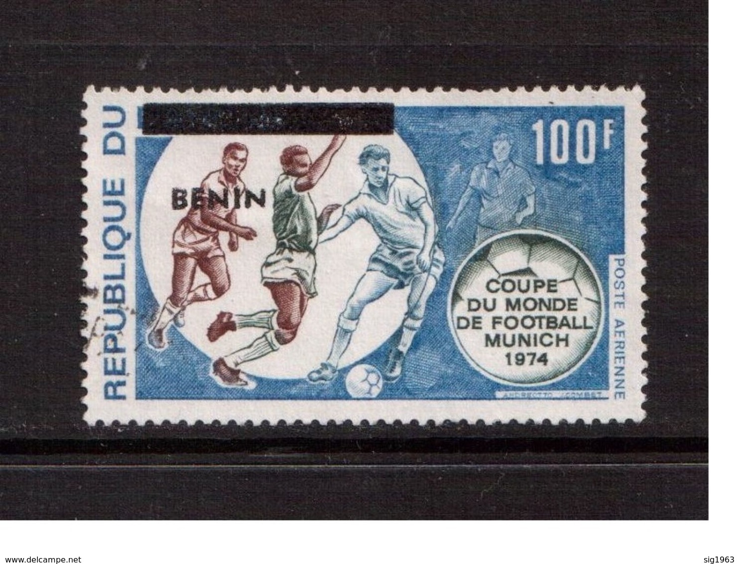Benin-1992,(Mi.530),Football, Soccer, Fussball,calcio,Used, R - 1974 – Germania Ovest