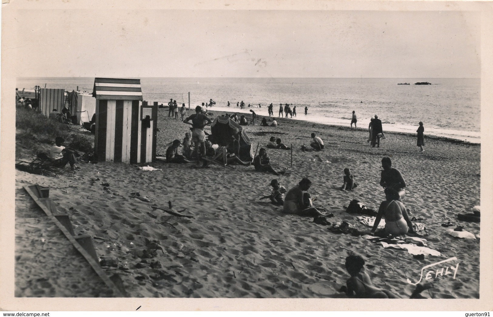 ( CPA 85 )  BRÉTIGNOLLES-SUR-MER  /  Vue Prise De La Terrasse De L'Hôtel De L'Atlantique - - Bretignolles Sur Mer