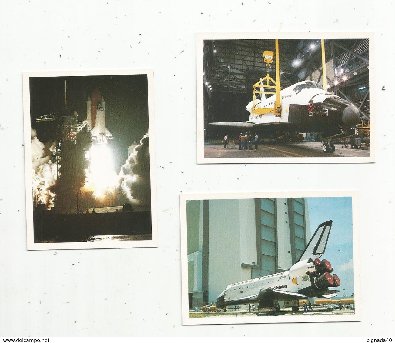 Photographie , Aviation , THE SPACE SHUTTLE Collection , 2 Scans,  Pochette De 12 PHOTOGRAPHIES - Aviation