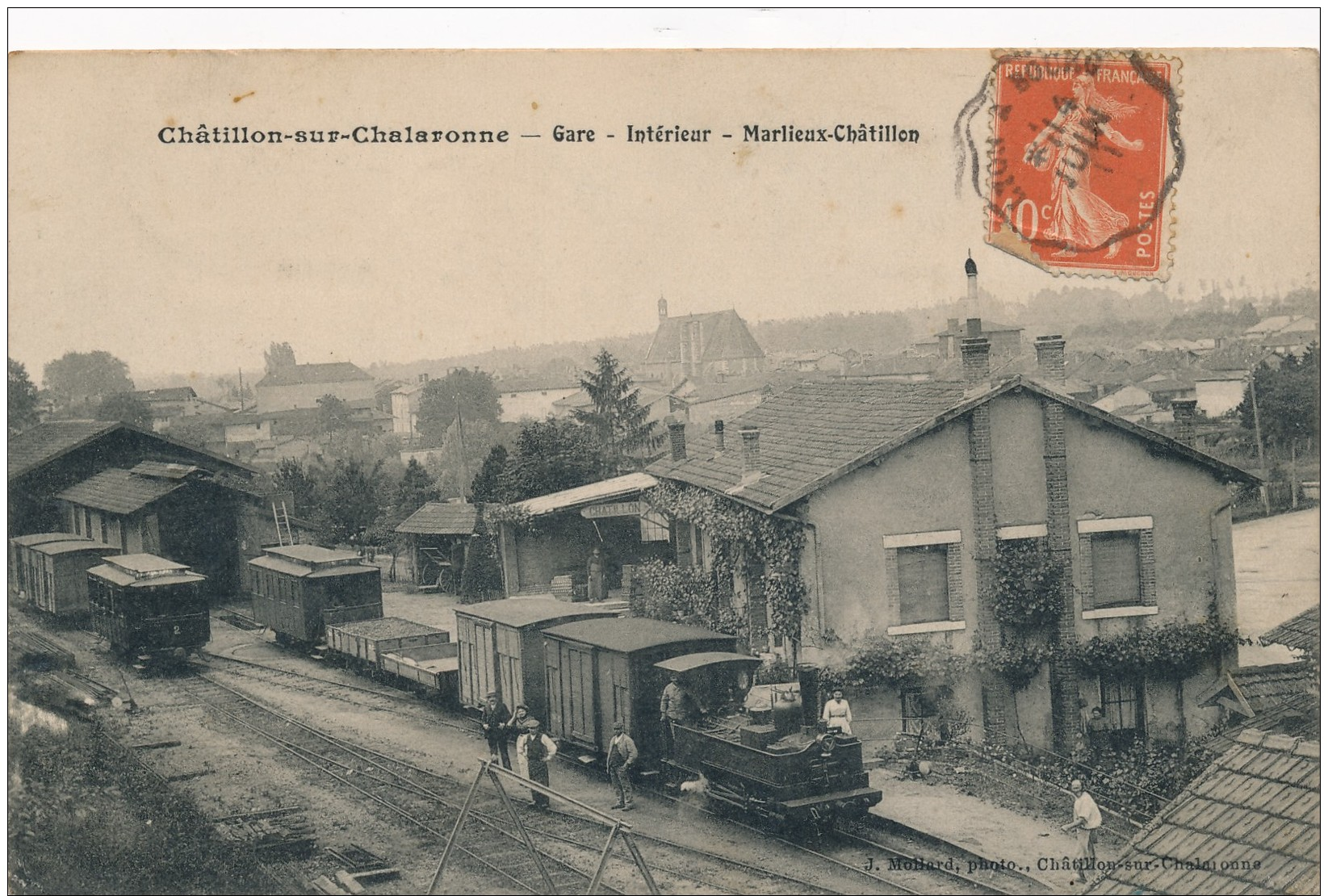 H36 - 01 - CHATILLON-SUR-CHALARONNE - Ain - Gare - Intérieur - Marlieux-Châtillon - Train - Châtillon-sur-Chalaronne