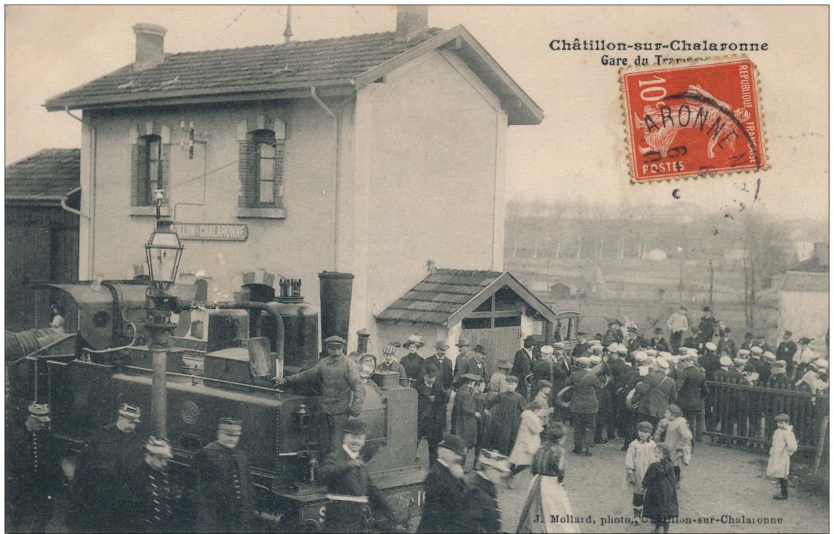 H36 - 01 - CHATILLON-SUR-CHALARONNE - Ain - Gare Du Tramway - Train - Châtillon-sur-Chalaronne