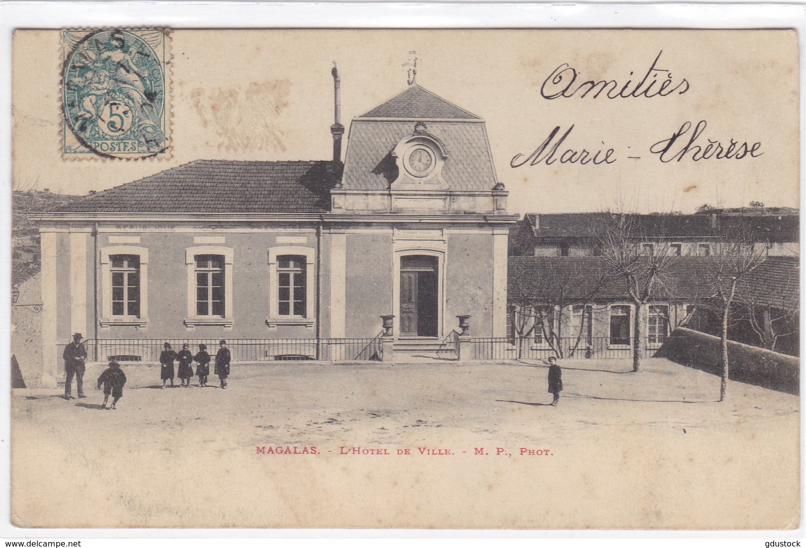 Hérault - Magalas - L'Hôtel De Ville - Autres & Non Classés