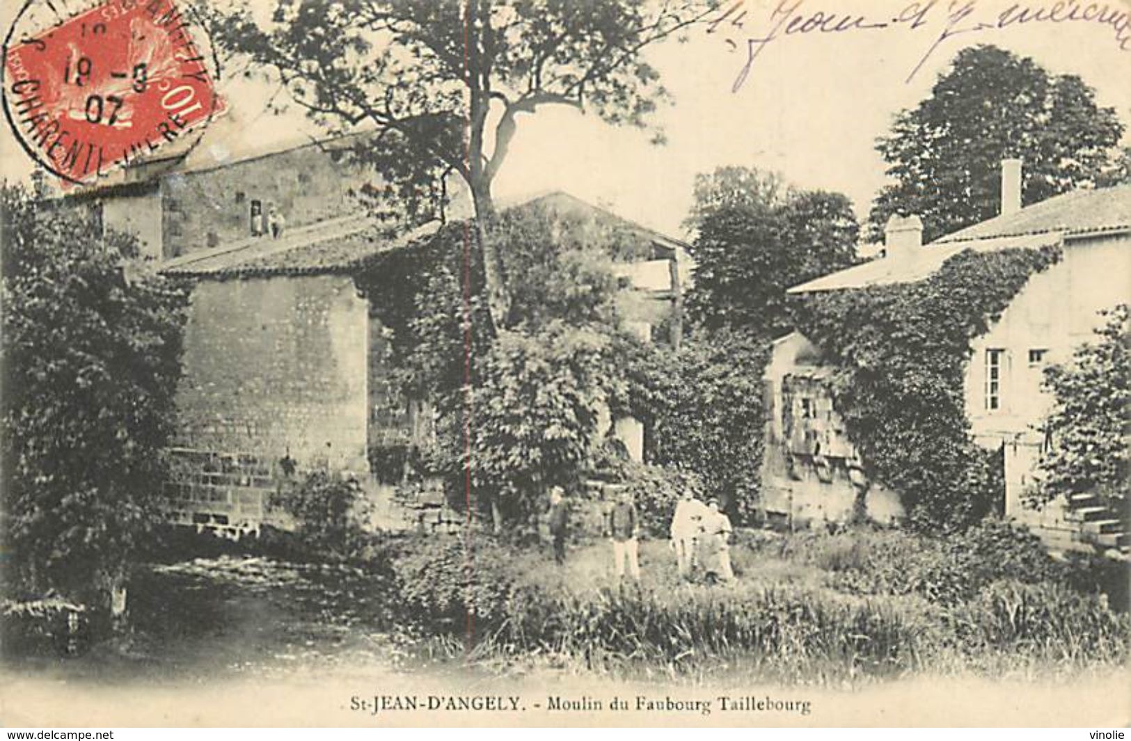 C-18-688 : SAINT-JEAN D'ANGELY  LE MOULIN A EAU DU FAUBOURG TAILLEBOURG - Saint-Jean-d'Angely