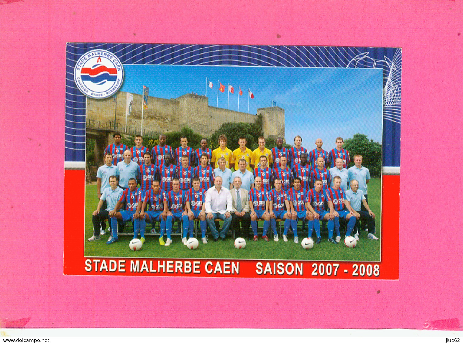 CP.  14.  CAEN.  STADE  MALHERBE  CAEN  SAISON  2007/ 2008.  FOOTBALL - Caen