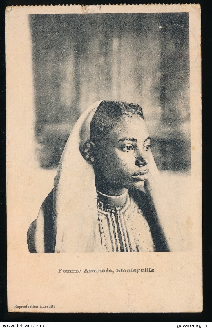 CONGO BELGE ==  FEMME ARABISEE  STANLEYVILLE - Belgian Congo