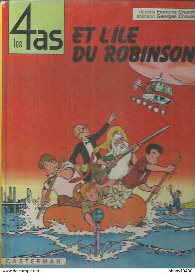 LES 4 AS " ET L'ILE DU ROBINSON "   ( GRAENHALS / CHAULET ) - 4 As, Les