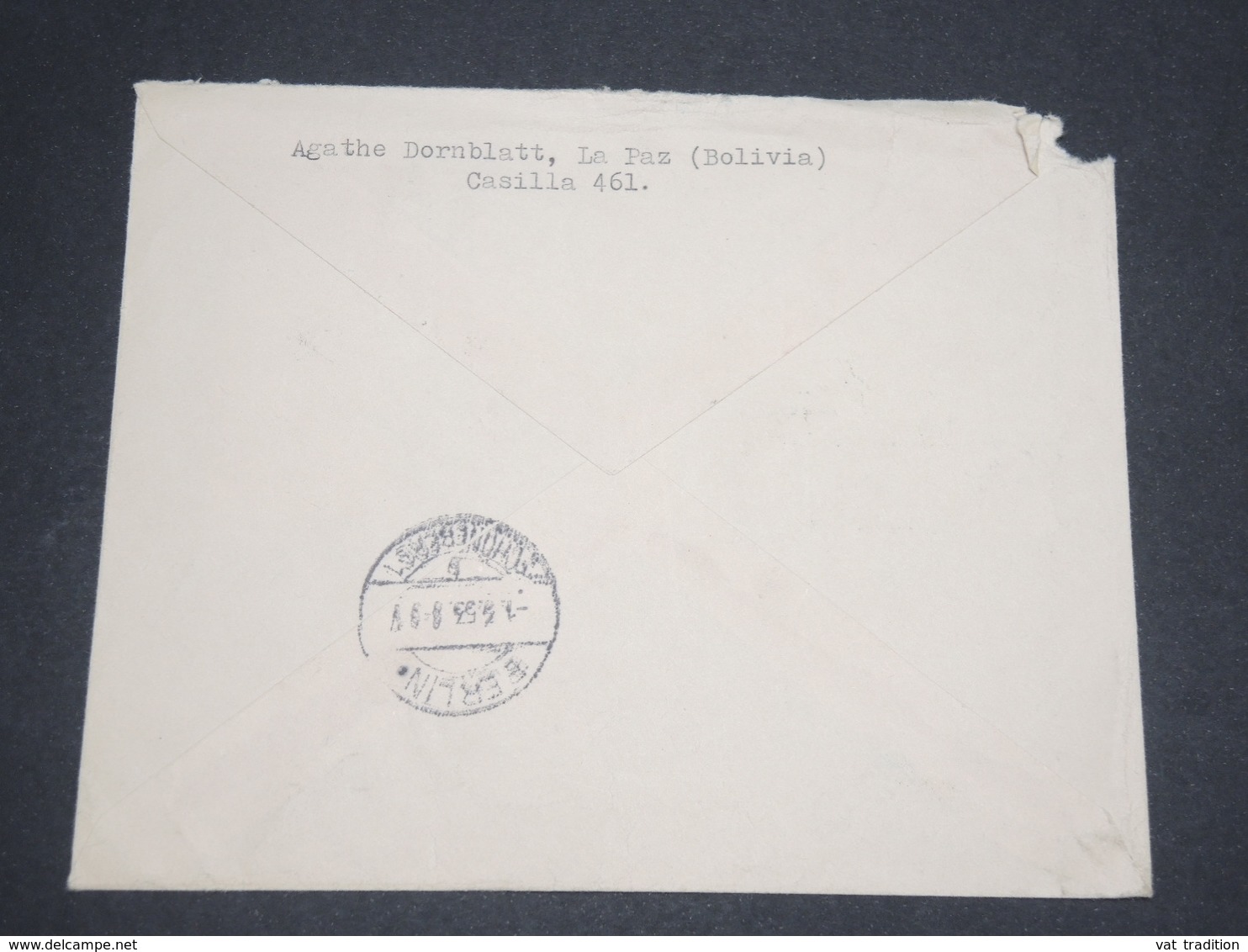 BOLIVIE - Enveloppe Pour L 'Allemagne En 1953 - L 12999 - Bolivia