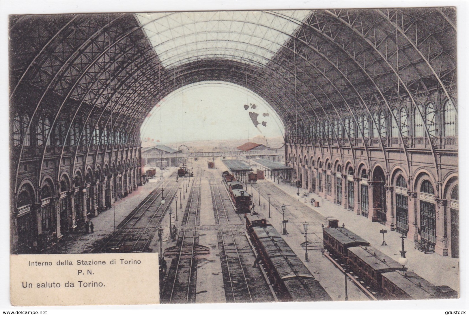 Italie  - Interno Della Stazione Di Torino - Un Saluto Da Torino - Transports