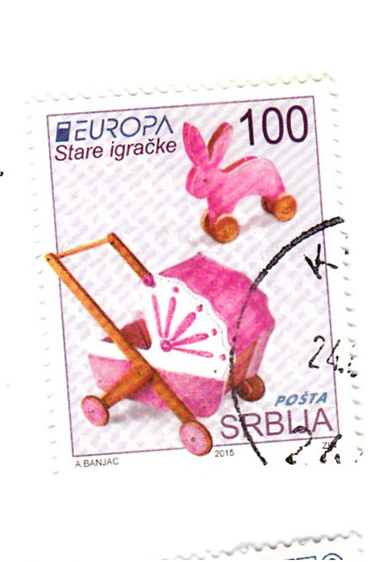 100 Dinara - EUROPA - 2015 - Beau Timbre - Serbia