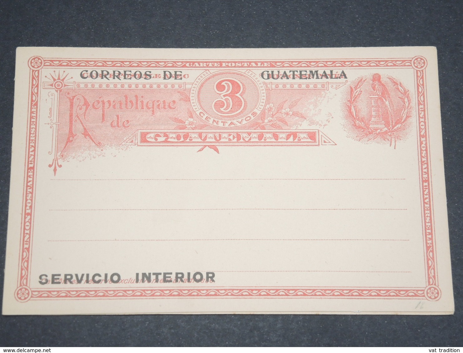 GUATEMALA - Entier Postal Non Voyagé - L 13008 - Guatemala