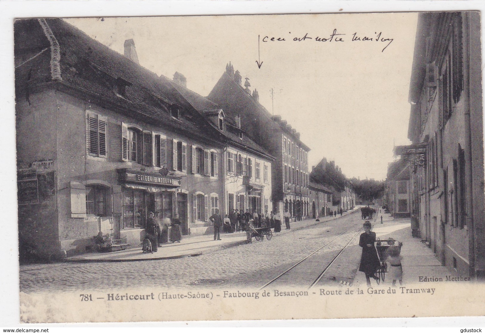 Haute-Saône - Héricourt - Faubourg De Besançon - Route De La Gare Du Tramway - Altri & Non Classificati