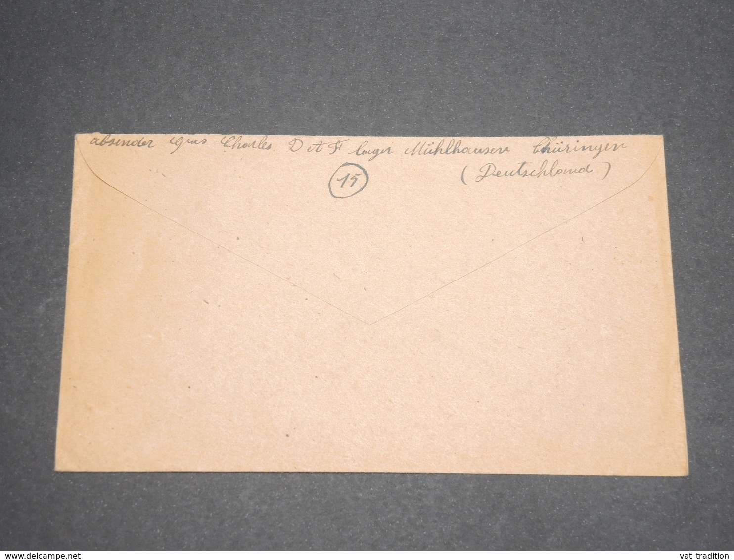 ALLEMAGNE - Enveloppe De Mulhouse Pour La France En 1944 - L 13016 - Lettres & Documents