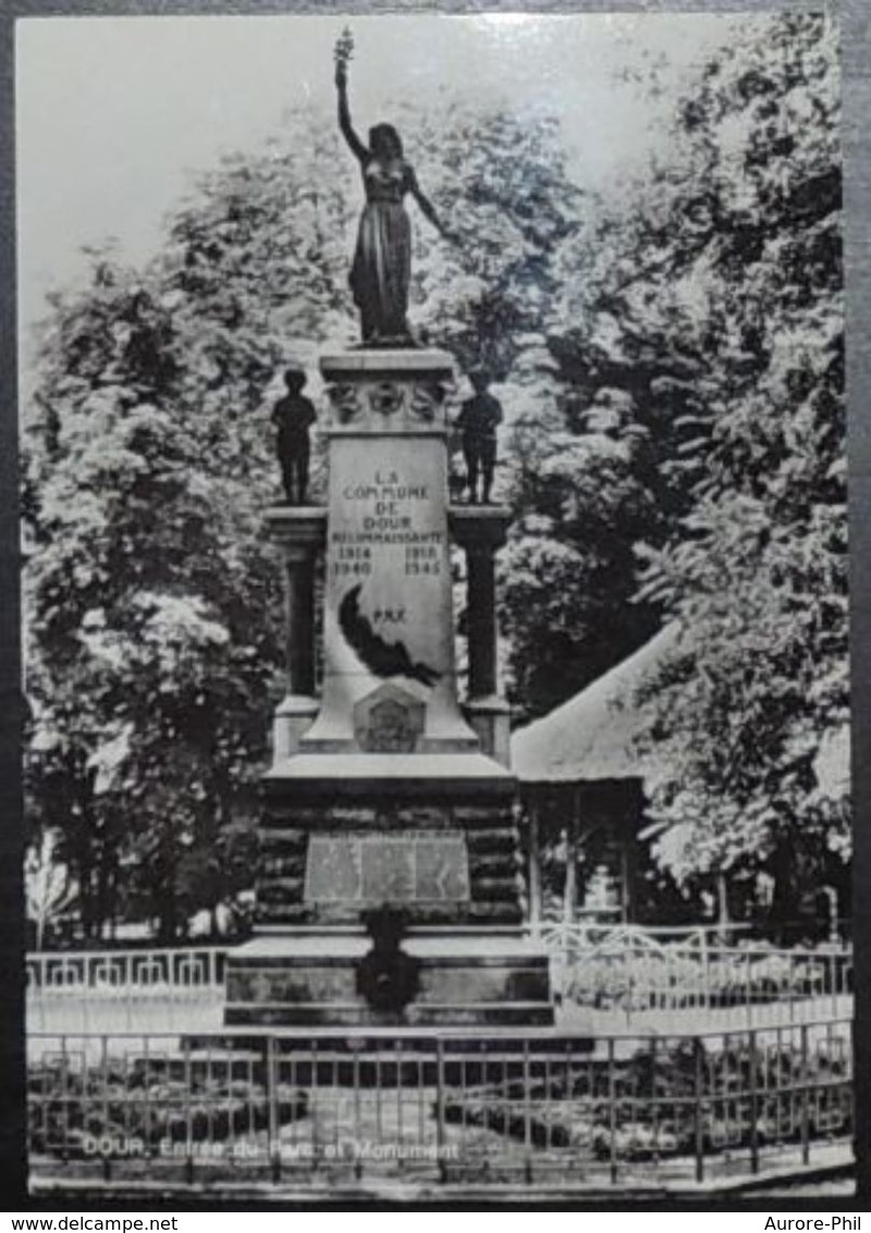 Dour Entrée Du Parc (Carte Récente) - Dour